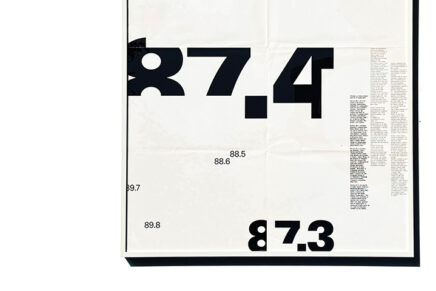 reprint of 87.4 folding poster