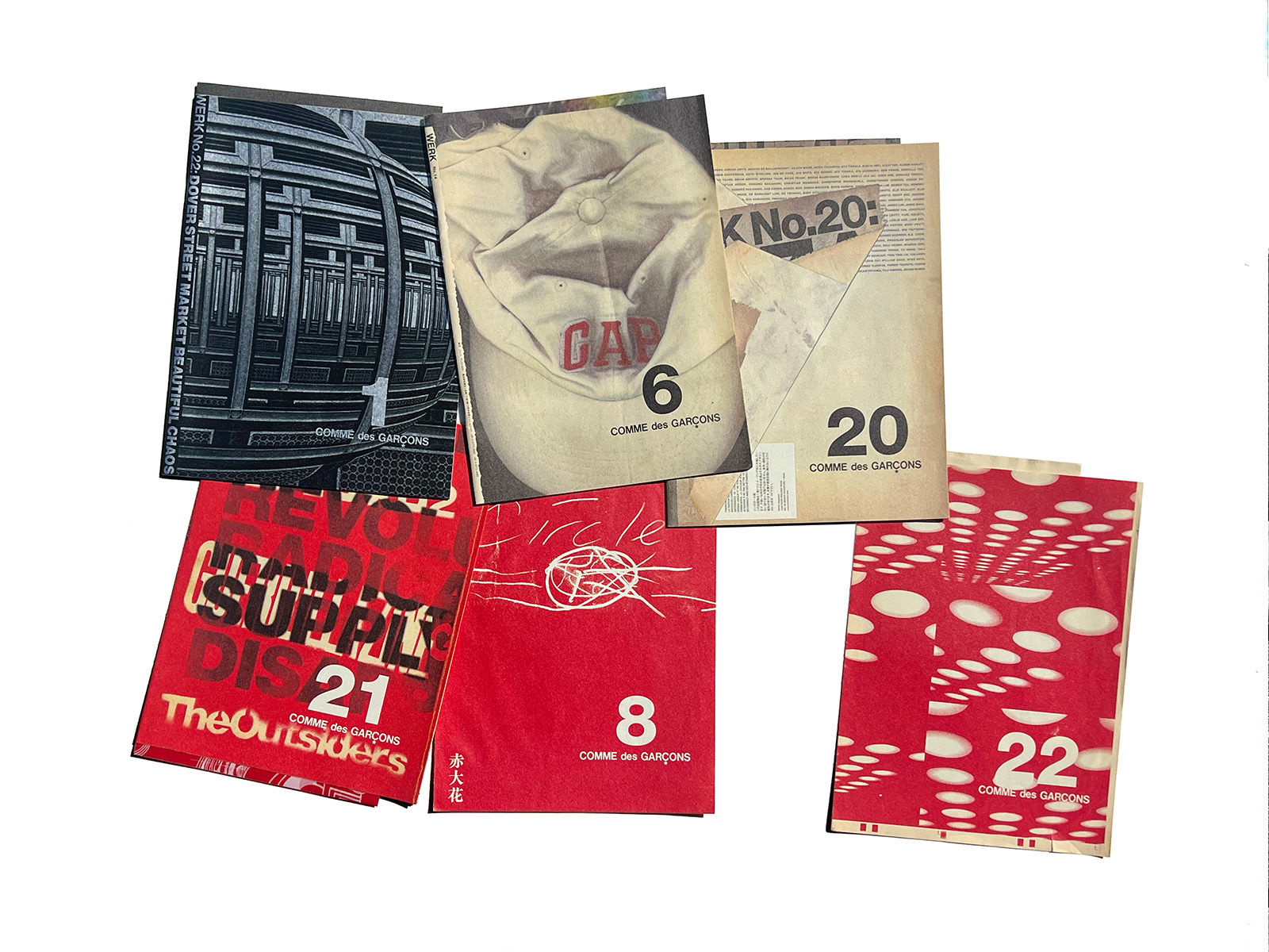 COMME des GARÇONS 2016 WERK DM 6 issues set | PAGE SPREAD