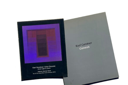 Karl Gerstner Exhibition Catalogues Galerie Beyeler / Galerie Denise René