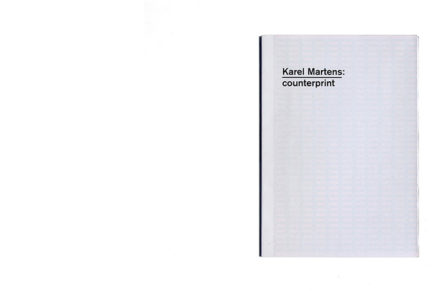 Karel Martens: Counterprint
