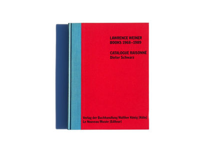 Lawrence Weiner Books 1968-1989