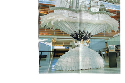 COMME des GARÇONS Poster DM woman at the airport