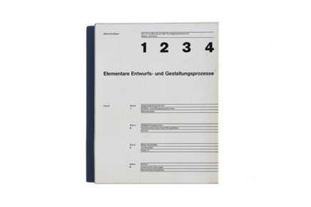 Elementare Entwurfs- und Gestaltungsprozesse 4 volumes