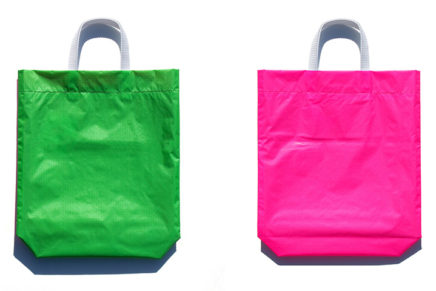 KM bag O/S Fluo Green / Fluo Pink