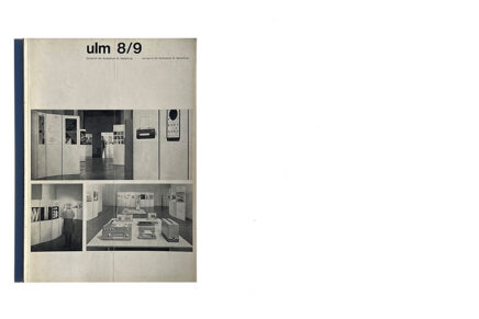 ulm 8/9 Journal of the Hochschule fur Gestaltung
